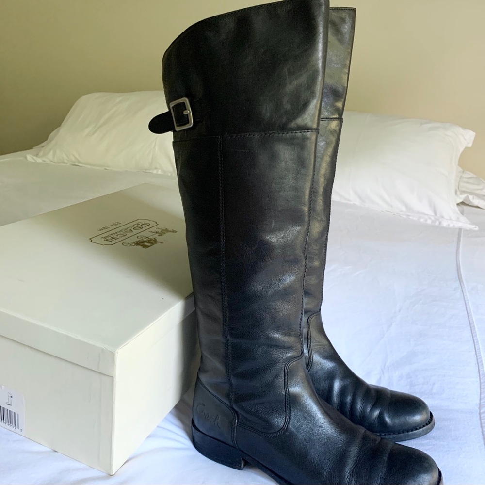 COACH Joelle Leather Boot